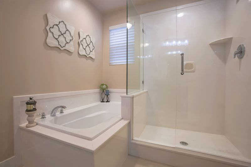 Minimalist Glass Enclosed Bathtub